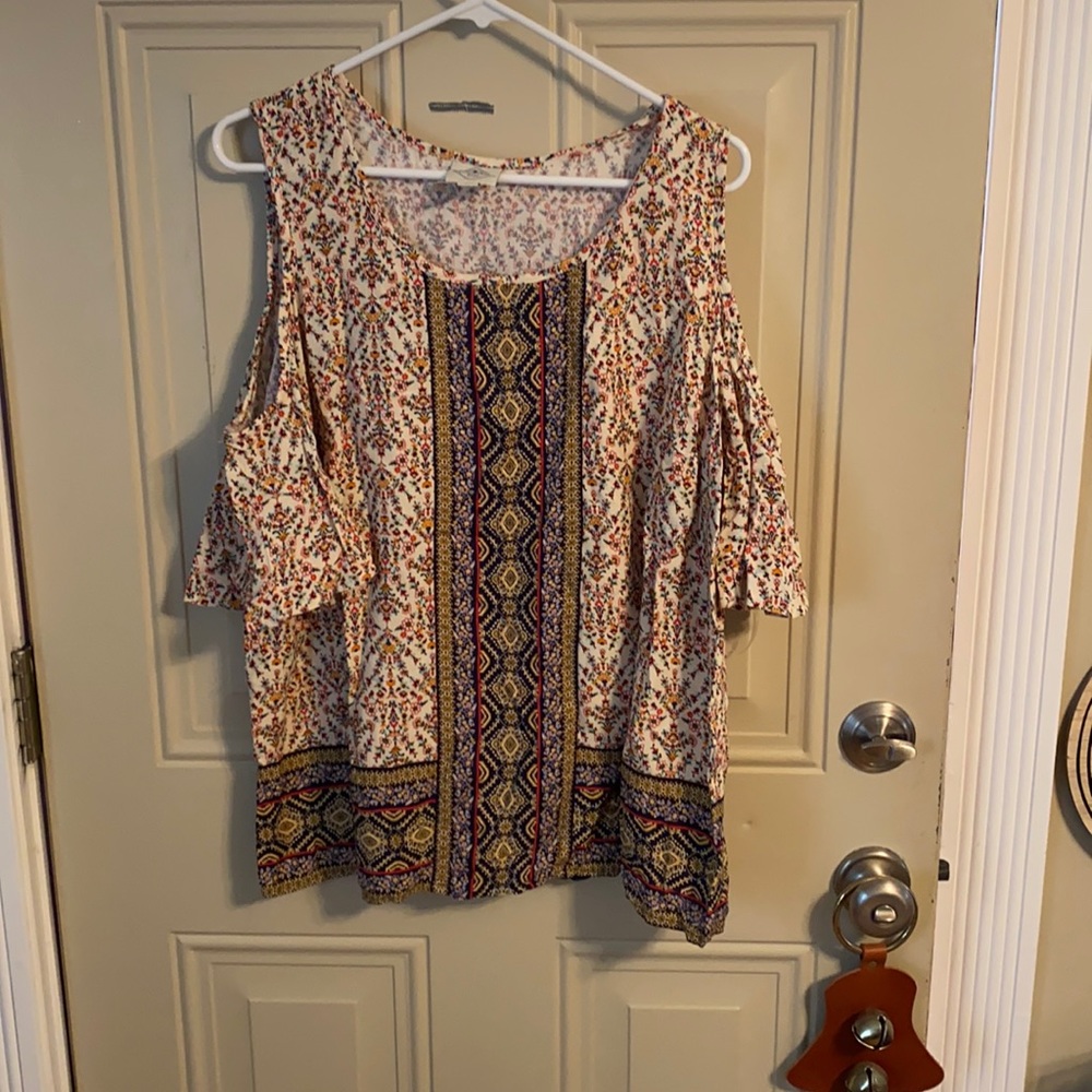 Cold shoulder shirt